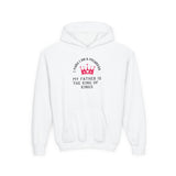 King of Kings Youth Hoodie - Inspirational Sweatshirt, Christian Gift, Cozy Kids Apparel, Faith-Based Hoodie, Perfect for Church