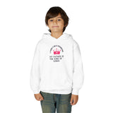 King of Kings Youth Hoodie - Inspirational Sweatshirt, Christian Gift, Cozy Kids Apparel, Faith-Based Hoodie, Perfect for Church