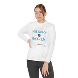 Youth Long Sleeve Tee: HIS Grace IS Enough - Inspirational, Faith-Based Apparel, Perfect for Church, Gifts, Cozy Wear
