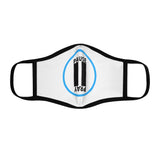 Pause+Pray Turquoise/White Logo Mask