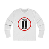 Pause+Pray Long Sleeve Red/White Logo