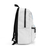 The Gospel Backpack (White & Blue)