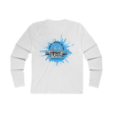 Pause+Pray Long Sleeve Turquoise Logo