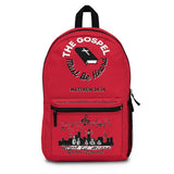The Gospel Backpack (Red & Blk)