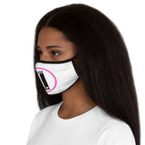 Pause+Pray Pink/White Logo Mask