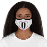 Pause+Pray Pink/White Logo Mask