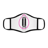 Pause+Pray Pink/White Logo Mask