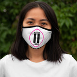 Pause+Pray Pink/White Logo Mask