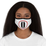 Pause+Pray Red/White Logo Mask