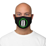Pause+Pray Lime Logo Mask