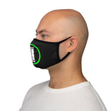 Pause+Pray Lime Logo Mask