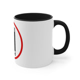 Pause+Pray Red Accent Mug, 11oz