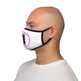 Pause+Pray Pink/White Logo Mask