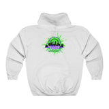 Pause+Pray Lime Green/Black Hoodie