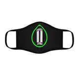 Pause+Pray Lime Logo Mask