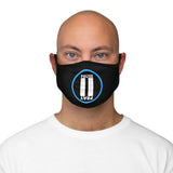 Pause+Pray Turquoise Logo Mask