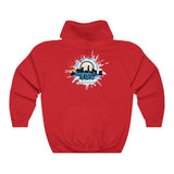 Pause+Pray Turquoise/White Hoodie