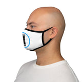 Pause+Pray Turquoise/White Logo Mask