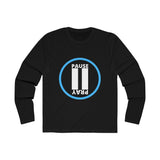 Pause+Pray Long Sleeve Turquoise Logo